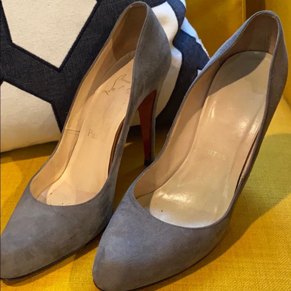 Gray Louboutin size 40